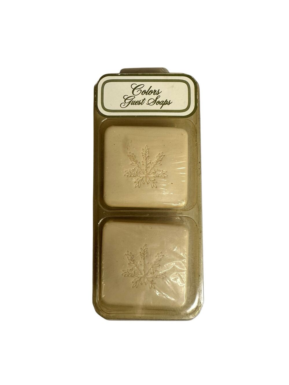 Linens ‘N Things Ivory 2 Bars Colors Guest Soaps Square Vintage